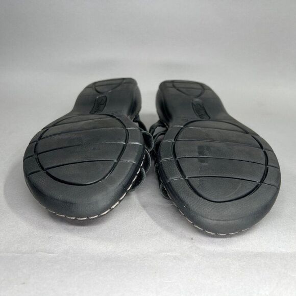 Skechers Sandals Women's Size 9 Luxe Foam Black Leather Slide Flip Flops‎ - Picture 11 of 12